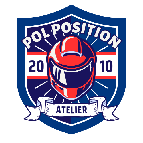 Logo pol position garage moto